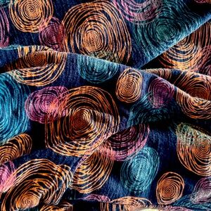 Multicolor tunic top.  Fall colors.  Hits bottom of hip.